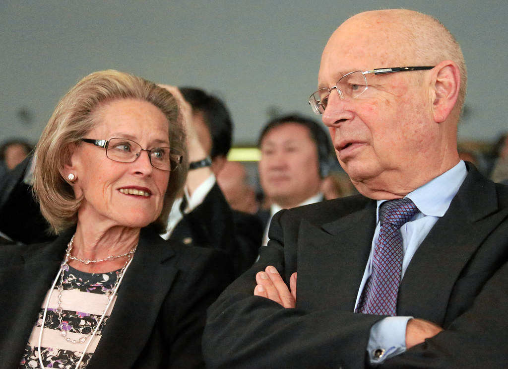 Klaus y Hilde Schwab. Foto: World Economic Forum